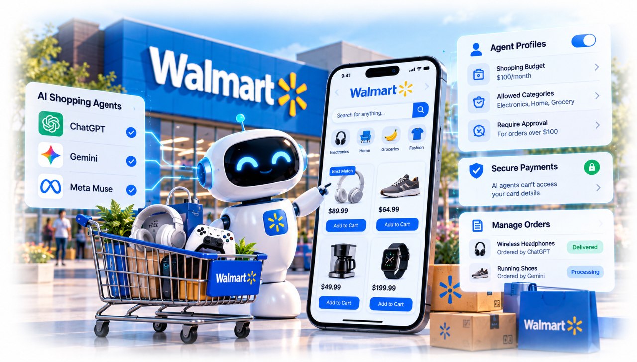 Walmart خرید اینترنتی را به عامل های هوش مصنوعی سپرد