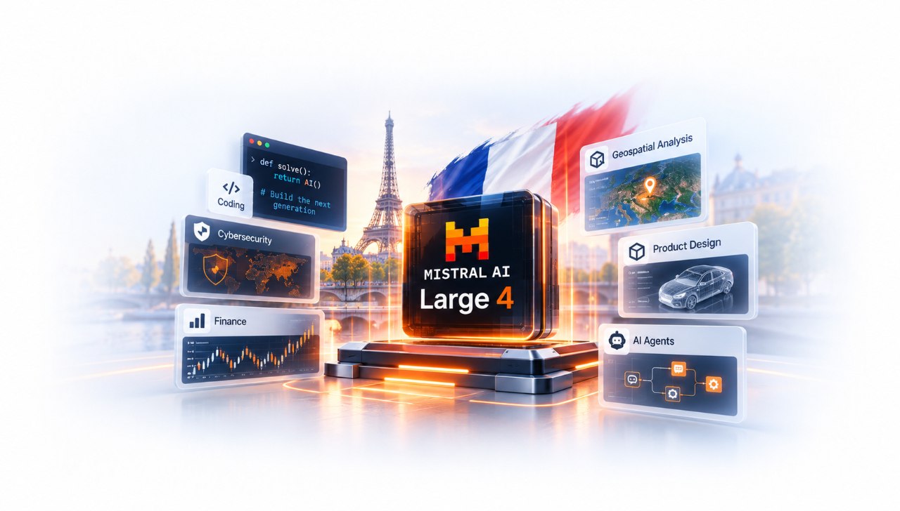 Mistral از مدل هوش مصنوعی Large 4 رونمایی کرد