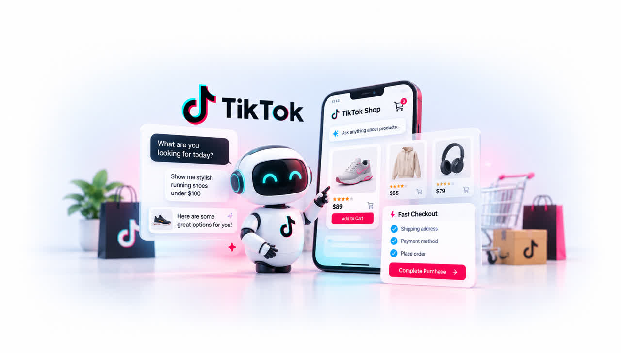 TikTok خرید مستقیم با دستیار هوش مصنوعی را معرفی کرد