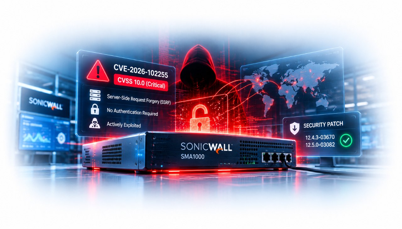 هکرها از آسیب پذیری بحرانی SonicWall سوء استفاده کردند