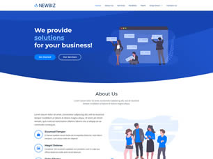 پیش‌نمایش قالب Company Corporate 01