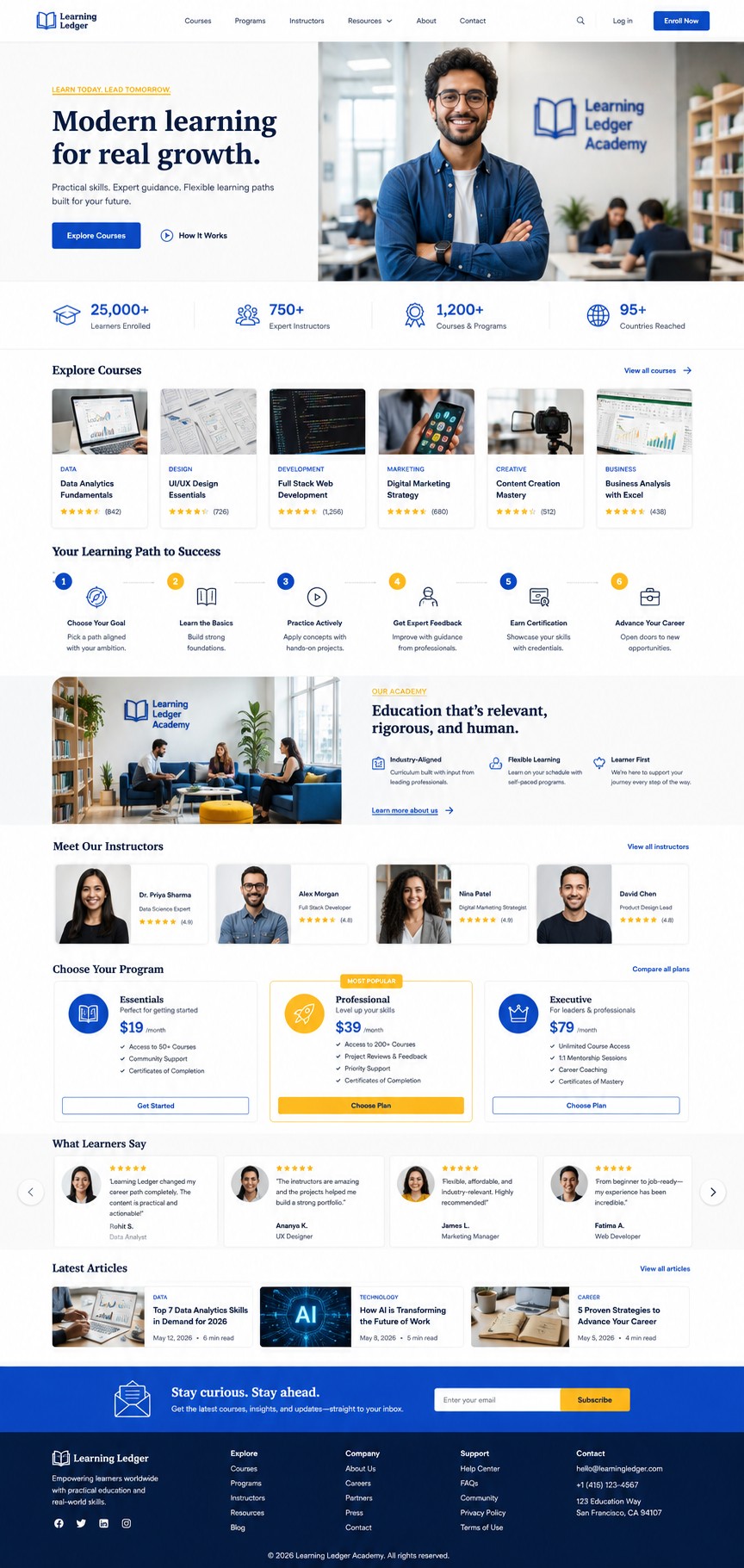 پیش‌نمایش قالب Company Education 01