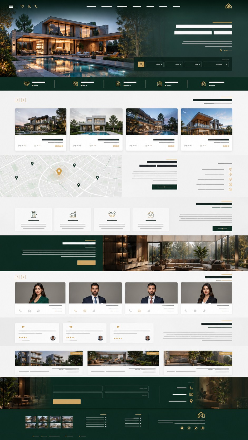 پیش‌نمایش قالب Company Realestate 01