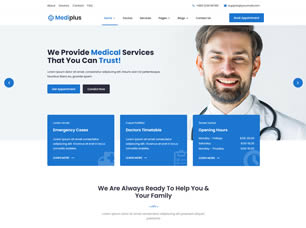 پیش‌نمایش قالب Medical Clinic 01