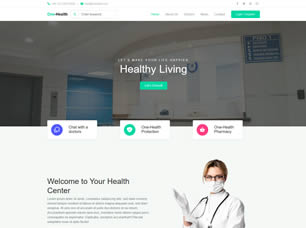 پیش‌نمایش قالب Medical Clinic 03