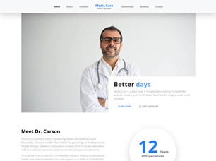 پیش‌نمایش قالب Medical Clinic 04