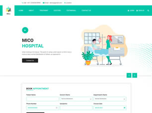 پیش‌نمایش قالب Medical Clinic 05